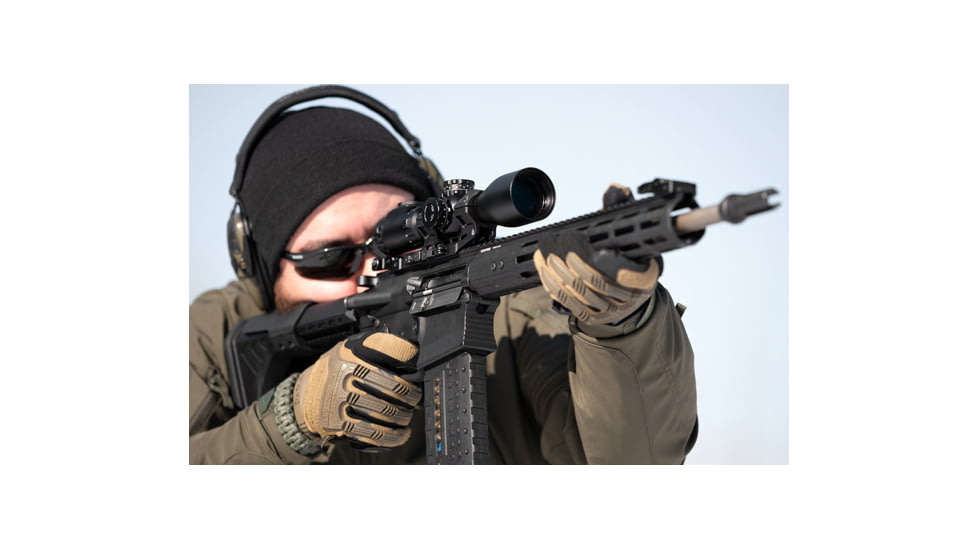 Leapers UTG ACCU-SYNC QR Cantilever Mount, 30mm, High Profile, 34mm Offset, Black, AIR32234Q