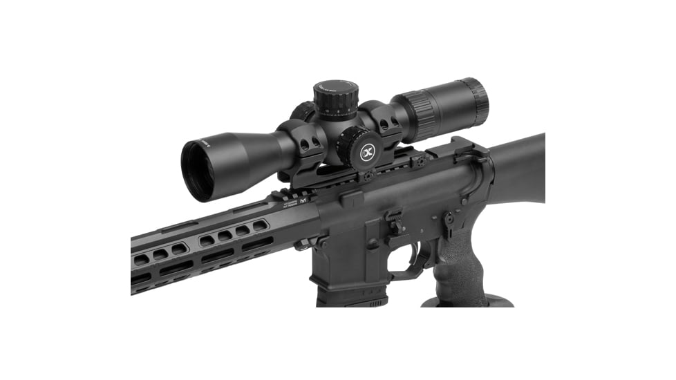 Leapers UTG ACCU-SYNC QR Cantilever Mount, 34mm, Extra High Profile, 70mm Offset, Black, AIR42270Q