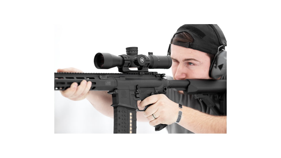 Leapers UTG ACCU-SYNC QR Cantilever Mount, 34mm, Extra High Profile, 70mm Offset, Black, AIR42270Q