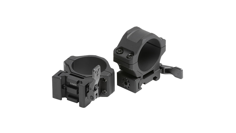 Leapers UTG ACCU-SYNC QR Scope Rings, 30mm, Low Profile, Picatinny, Black, AQR310