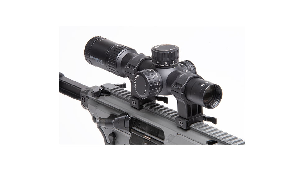 Leapers UTG ACCU-SYNC QR Scope Rings, 34mm, 2X-High Profile, Picatinny, Black, AQR432