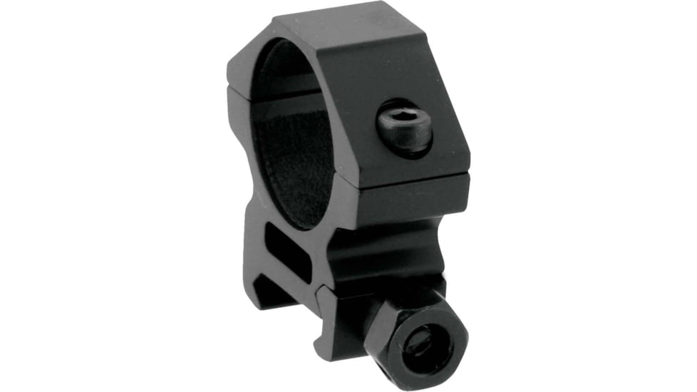 Leapers UTG ACCUSHOT 1in/2PCs Low Profile Picatinny/Weaver Rings, Black, RGWM-25L2