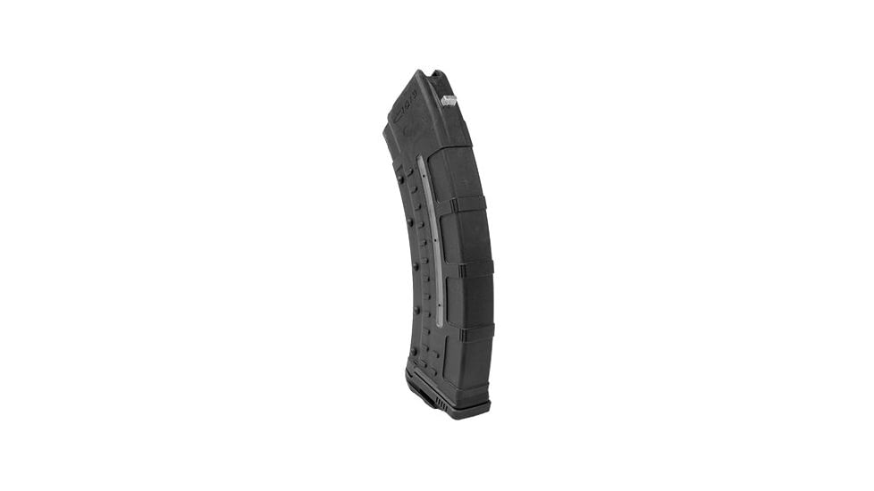 UTG Pro AK/AKM Windowed Polymer Magazine, 7.62X39mm, 30 Round, Black, 30, RBT-AKM30