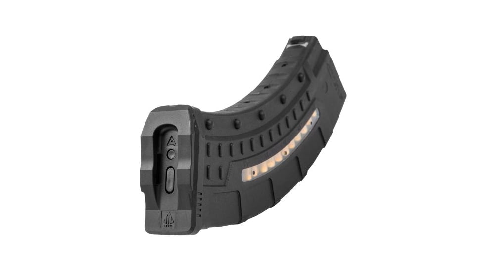 Leapers UTG AK/AKM Windowed Polymer Magazine, 7.62X39mm, 30 Round, Black, RBT-AKM30-30RD