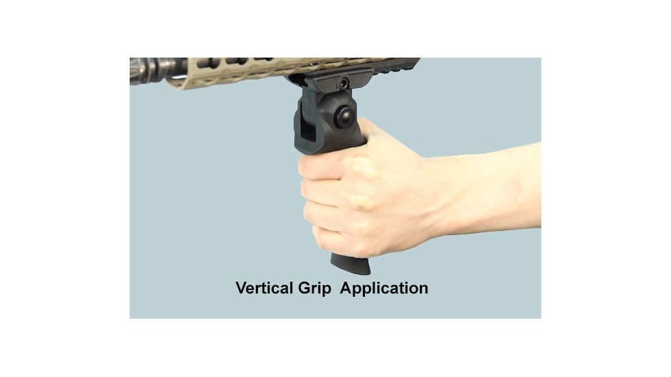 Leapers UTG All-in-One Apache Foregrip Multi-angle Grip,Black, _x000D_ RB-FGRP180B