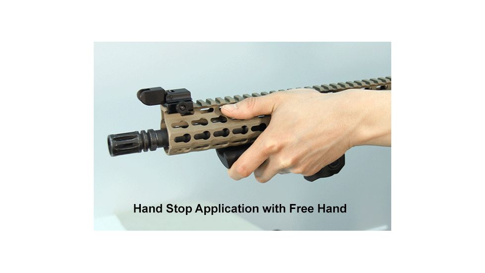 Leapers UTG All-in-One Apache Foregrip Multi-angle Grip,Black, _x000D_ RB-FGRP180B