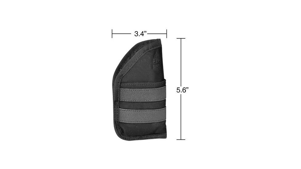 Leapers UTG Ambidextrous Pocket Holster, 3.4in, .22-.25 Autos - PVC-HP34