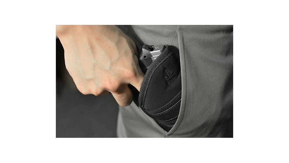 Leapers UTG Ambidextrous Pocket Holster - Sub-Compact 9mm + .40 Autos - PVC-HP39