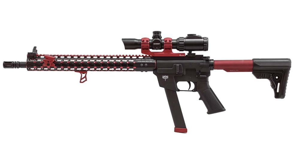 Leapers UTG Angled Index Mount, Keymod, Matte Red, TL-TRK01R