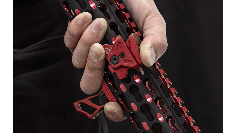 Leapers UTG Angled Index Mount, Keymod, Matte Red, TL-TRK01R