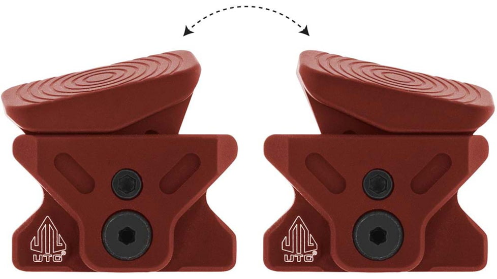 Leapers UTG Angled Index Mount, M-LOK, Matte Red, TL-TRM01R