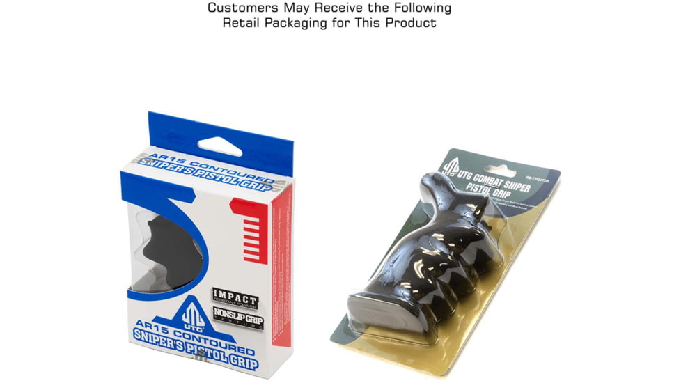 Leapers UTG AR15 Combat Sniper Pistol Grip, Black, RB-TPG172B