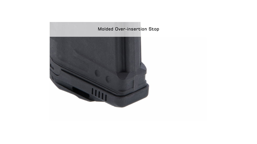 Leapers UTG AR15 Polymer Magazine, .223/5.56, 10 Round, Black, RBT-AM10