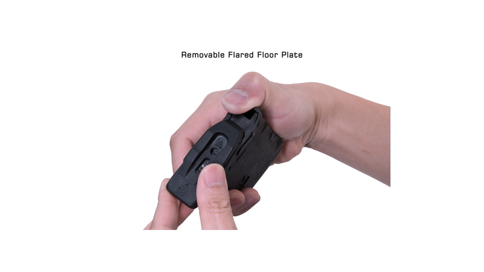 Leapers UTG AR15 Polymer Magazine, .223/5.56, 10 Round, Black, RBT-AM10