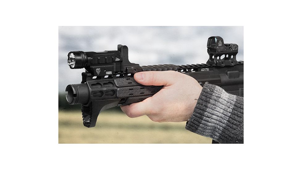 Leapers UTG Top Mounted Deployable Front Sight, Black, MT-754X