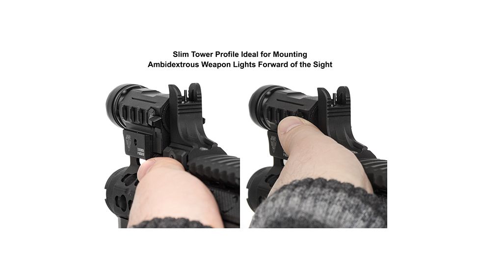 Leapers UTG Top Mounted Deployable Front Sight, Black, MT-754X