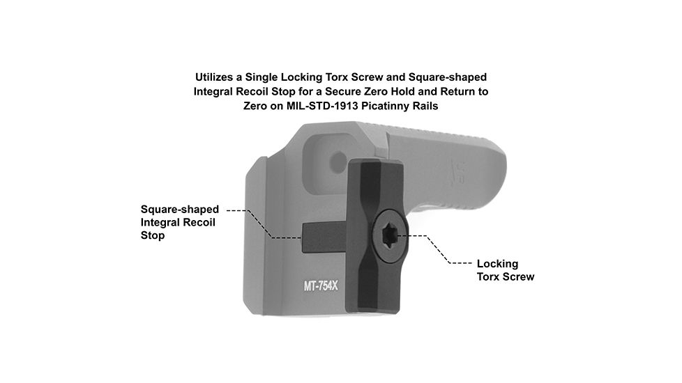 Leapers UTG Top Mounted Deployable Front Sight, Black, MT-754X