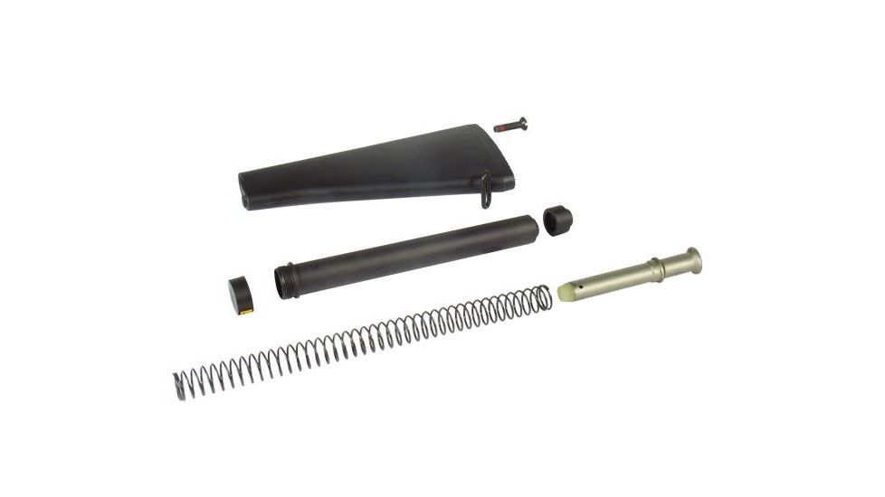 Leapers UTG AR308 A2 Style Fixed Buttstock Complete Assembly, Black, _x000D_ RB-T308FB