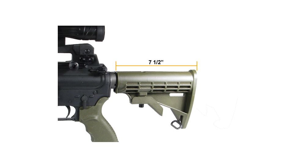Leapers Utg Buffer Tube Ar-15 Mil-spec 6-position