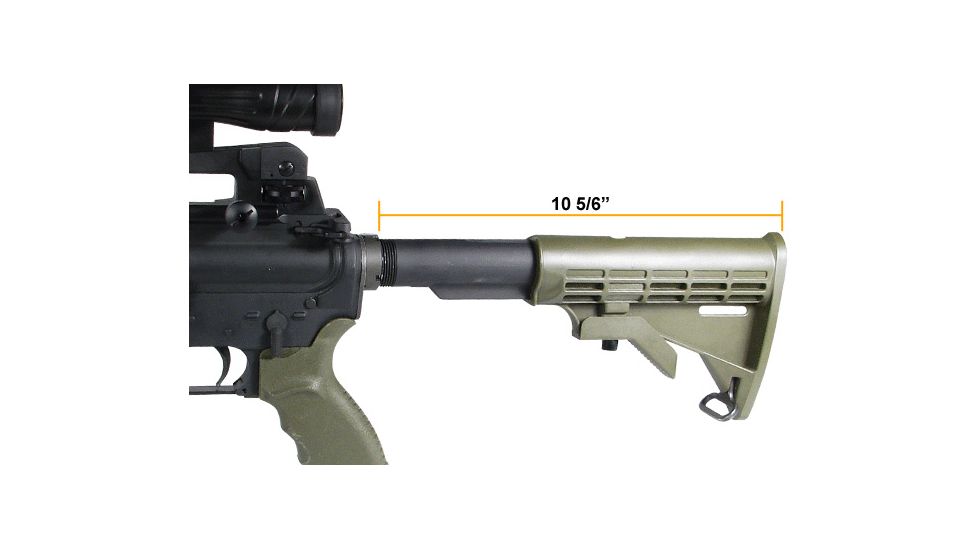 Leapers Utg Buffer Tube Ar-15 Mil-spec 6-position