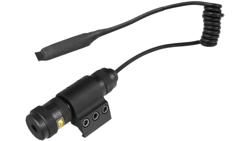 Leapers UTG Combat Tactical W/E Adjustable Red Laser with Rings, Black, SCP-LS268