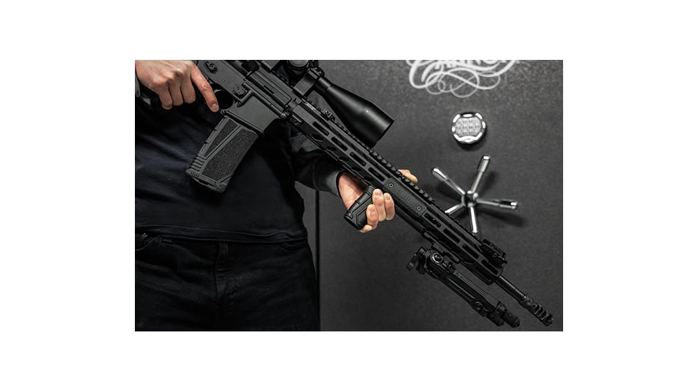 Leapers UTG Compact Foregrip, M-LOK, Polymer, Black, RB-FGM01