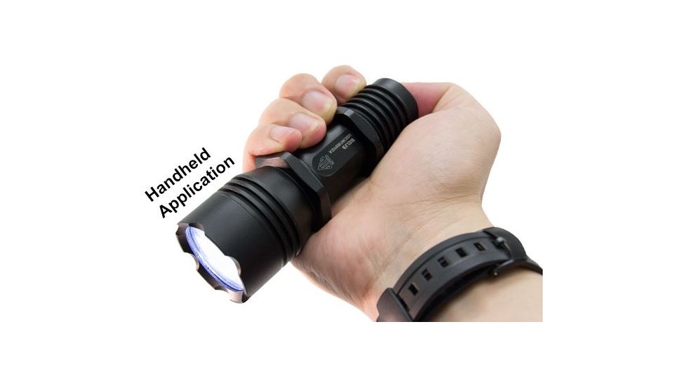 Leapers UTG COP 200 Lumen LED Light, Single Battery, Handheld or QD Mount, _x000D_ LT-EL138