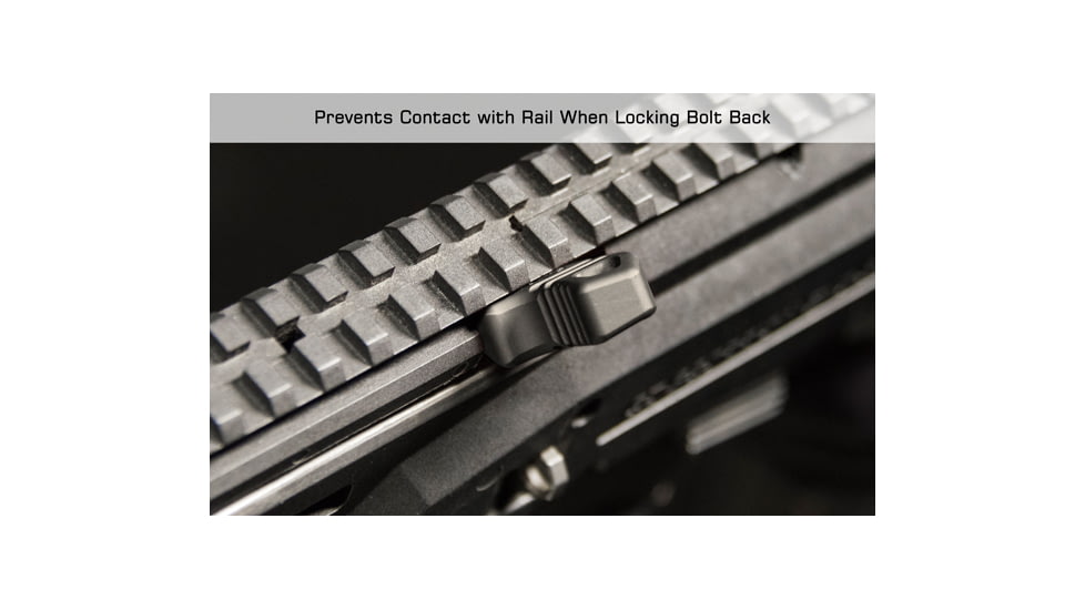 Leapers UTG CZ Scorpion Evo 3 Charging Handle, Black, TLT-CSCH01