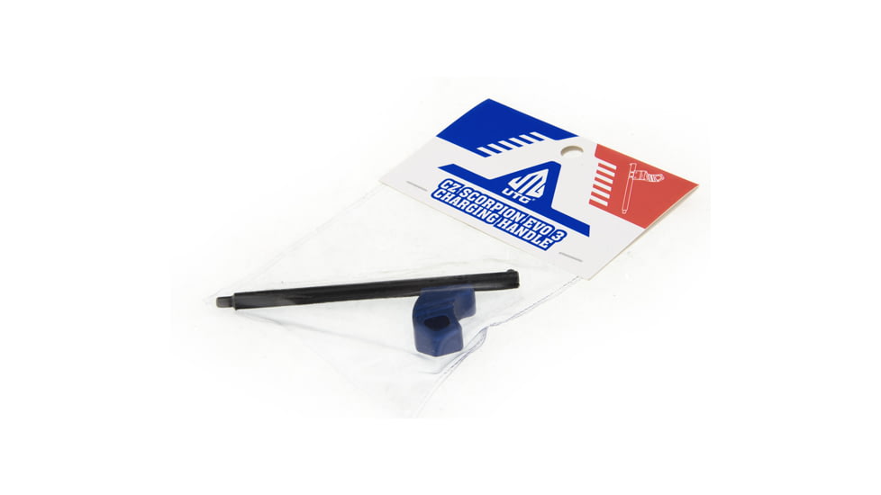 Leapers UTG CZ Scorpion Evo 3 Charging Handle, Blue, TLT-CSCH01B