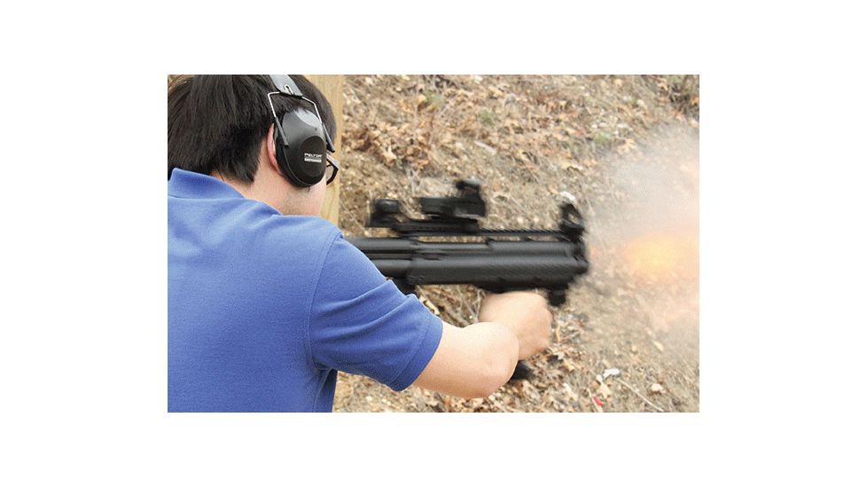 Leapers UTG D Vertival Front Grip w/ Innovative Quick Release Deployable Bipod, Grip Ht 5.1- 8in Deployed MNT-DG01Q