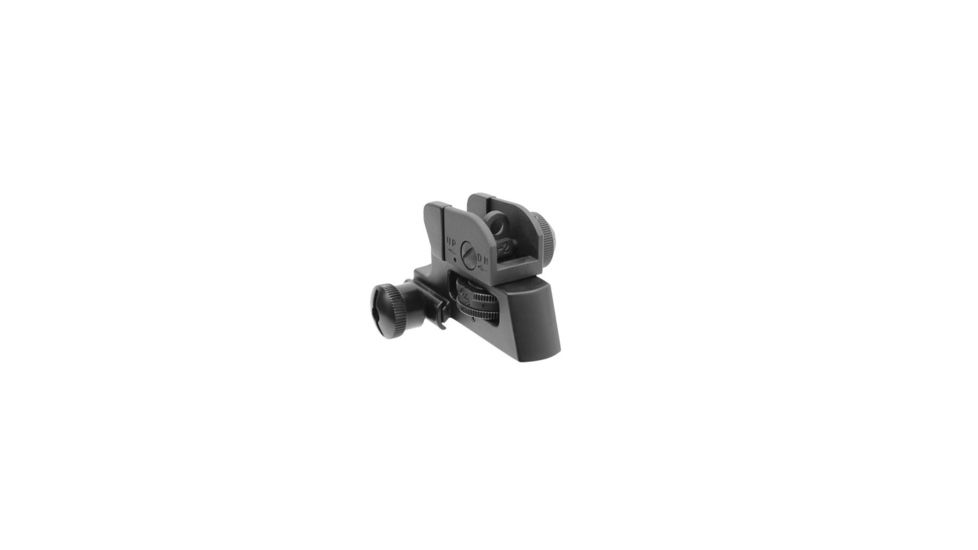Leapers UTG Detachable Compact Rear Sight w/Full W/E Adjustment 950RS02-B