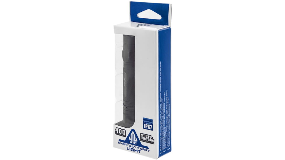 Leapers UTG Everyday Carry Flashlight, 400 Lumen, Black, LT-ELEDC01