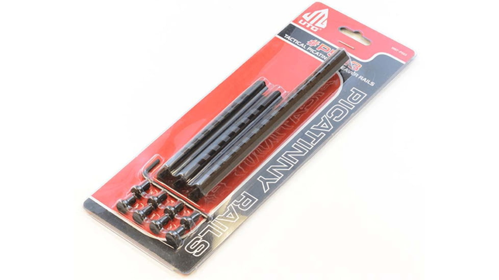 Leapers UTG G36 Picatinny Rail Set, 1 Long/2 Short Rails, Black, MNT-P503