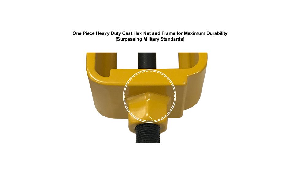 Leapers UTG Gen 3 AR15/M4 Blank Firing Adaptor w/Integral Housing for Carbine,Yellow MNT-16AD2-C