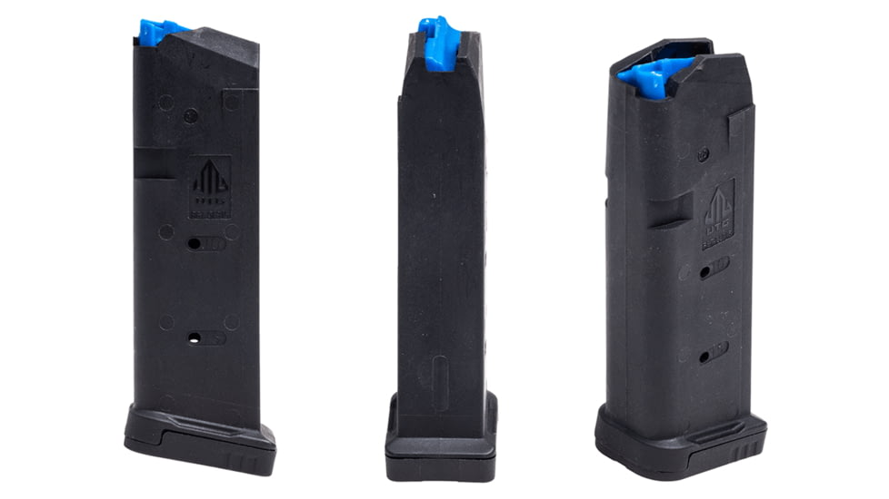 Leapers UTG GL915 Polymer Glock Magazine, 15 Round, 9mm, Black, RBT-GL915-15RD