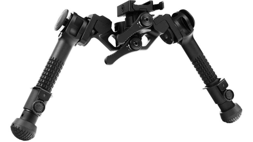 Leapers UTG Goliath Bipod, 6in - 8in, Picatinny, Black, TL-BPFS03Q
