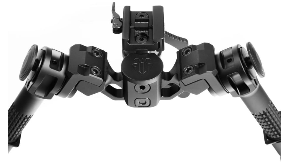 Leapers UTG Goliath Bipod, 6in - 8in, Picatinny, Black, TL-BPFS03Q