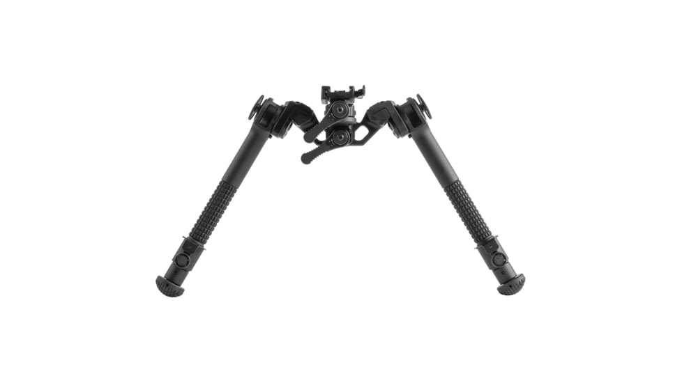 Leapers UTG Goliath Bipod, Fits 1913 Picatinny Rails, 8"-12" Center Height, Anodized Finish, Black, TL-BPFS02Q