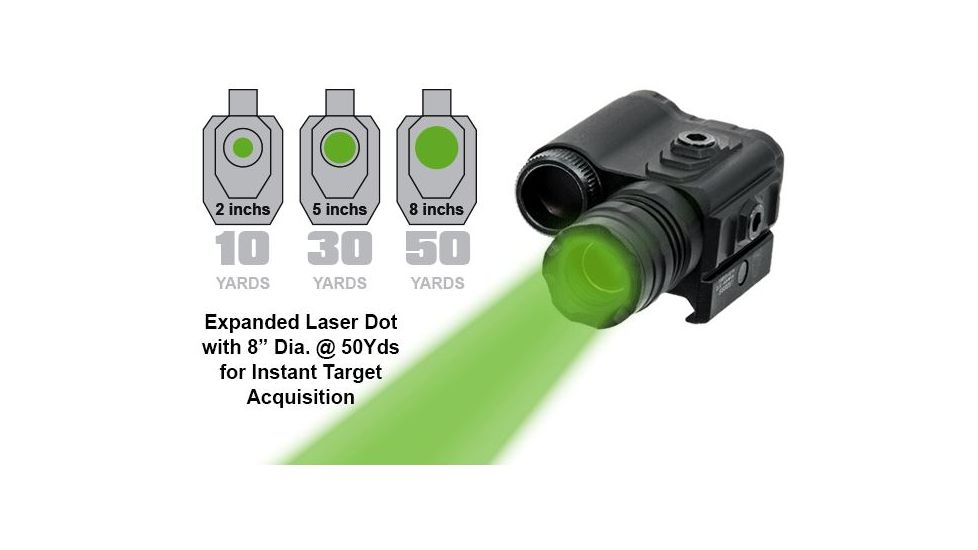Leapers UTG Instant Target Aiming BullDot Compact Green Laser, _x000D_ SCP-LS289S