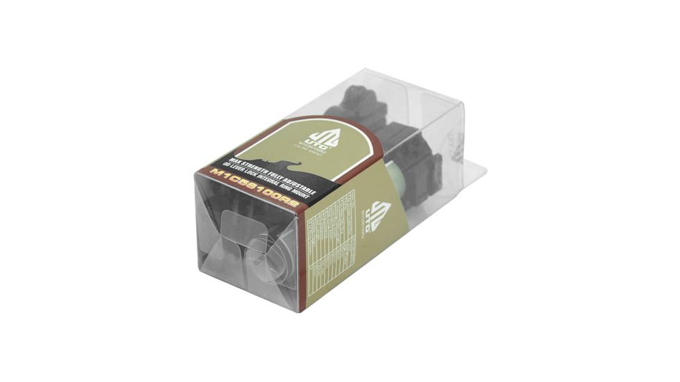 Leapers UTG Integral QD 1in Ring 2 Slot 56mm 100mm Base 20mm S Picatinny Mount M1C56100R2