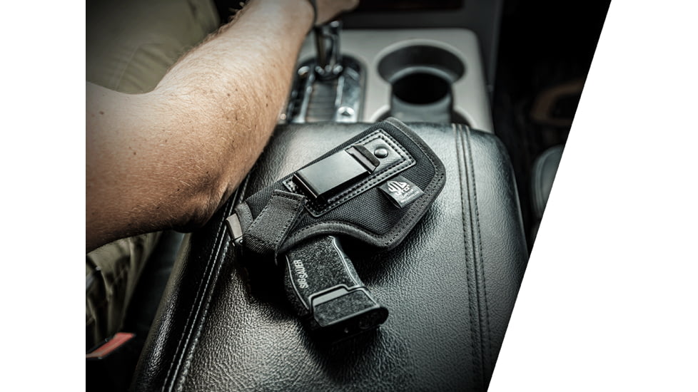 Leapers UTG IWB Belt Holster, Right Hand, Black, PVC-H389B