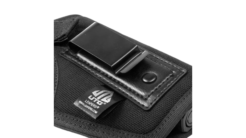 Leapers UTG IWB Belt Holster, Right Hand, Black, PVC-H389B