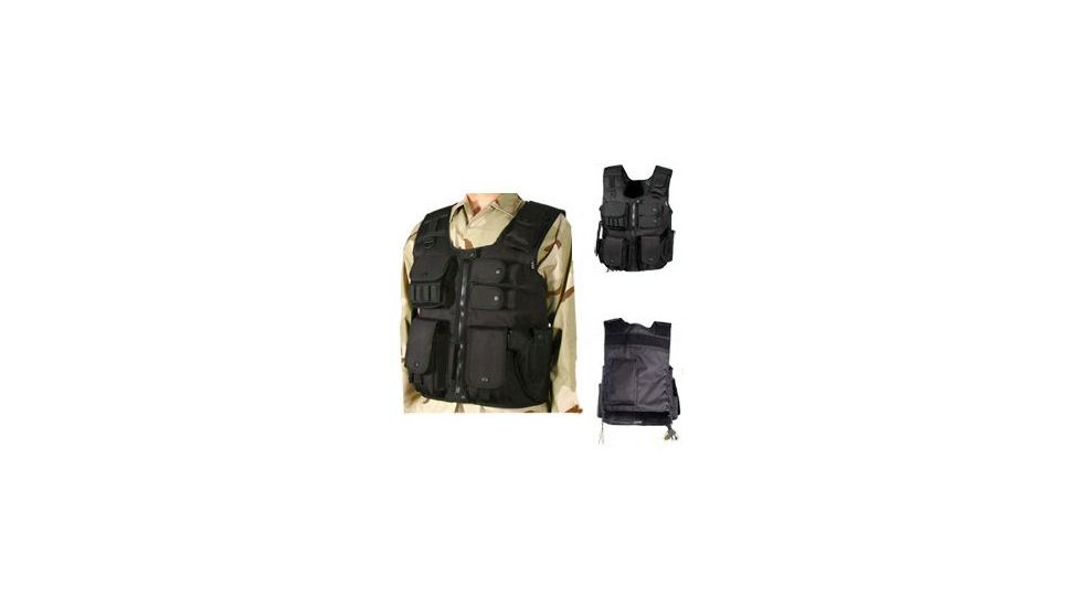 Leapers UTG Law Enforcement Tactical SWAT Vest PVC-V548BL