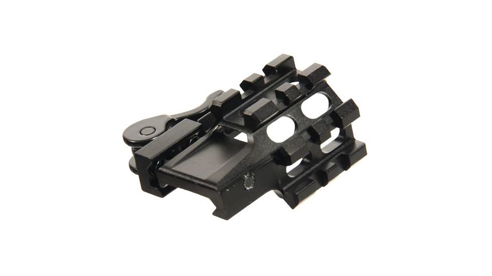 Leapers UTG LE Rated Quad-Rail/2 Slot Angle Mount w/Integral QD Lever Lock System MAQ022255, EDEMO1