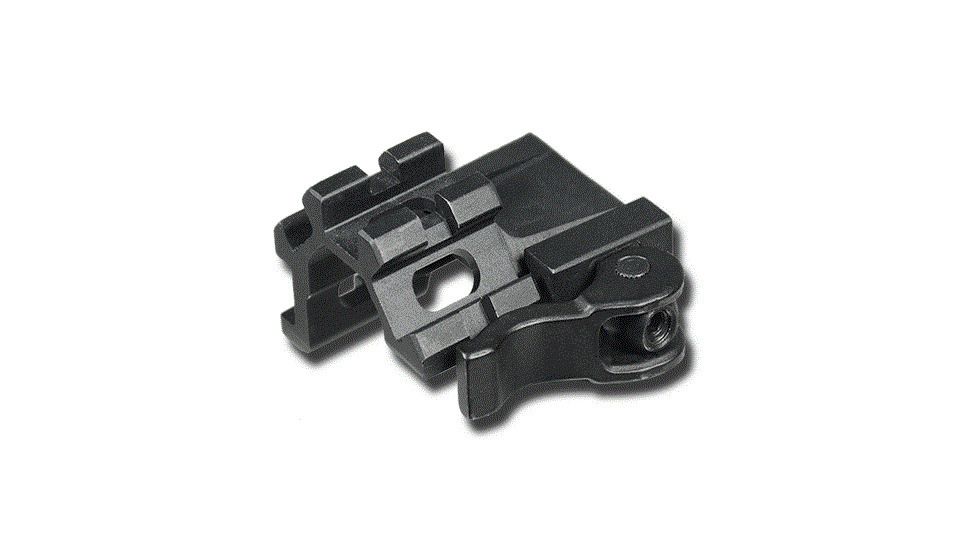 Leapers UTG LE Rated Quad-Rail Single Slot Angle Mount with Integral QD Lever Lock System MAQ012245