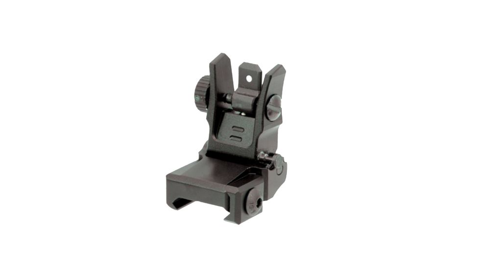Leapers UTG Top Mounted Deployable Rear Sight, Black, MNT-955