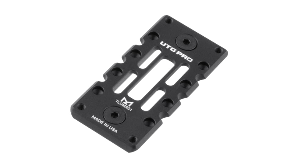 Leapers UTG M-LOK to ARCA Adapter, Fits M-LOK Rail, 3.1" Long, Anodized Finish, Black, TLUMA01