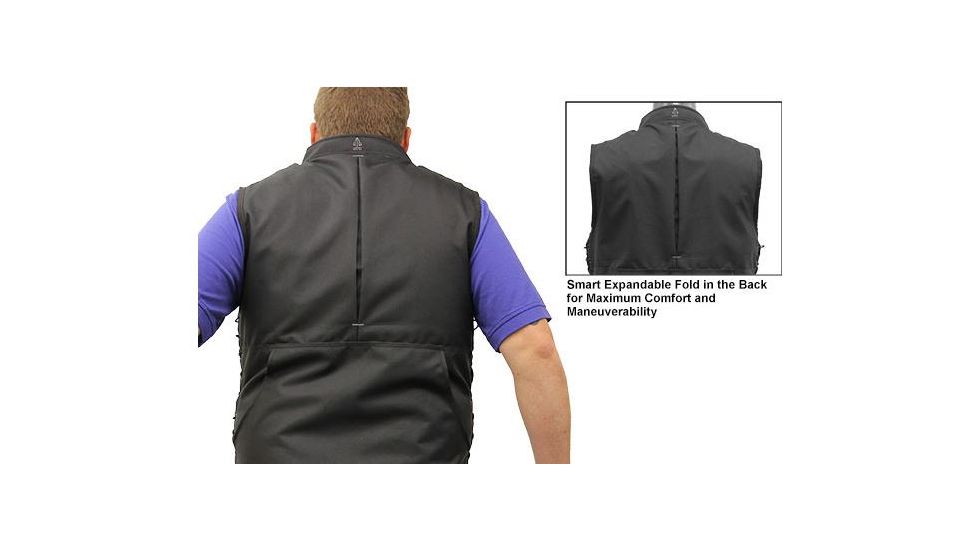Leapers UTG Mens Adjustable Fit(S - M) Sporting Vest, Black, _x000D_ PVC-VM32BB