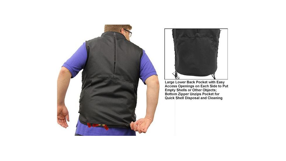 Leapers UTG Mens Adjustable Fit(S - M) Sporting Vest, Black, _x000D_ PVC-VM32BB