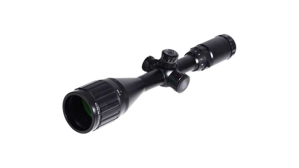 Leapers UTG 1in 3-9x50mm AO Mil-dot RGB Zero Locking/Resetting Scope w/RGPM-25H4 Airgun Rings SCP-U395AOLD